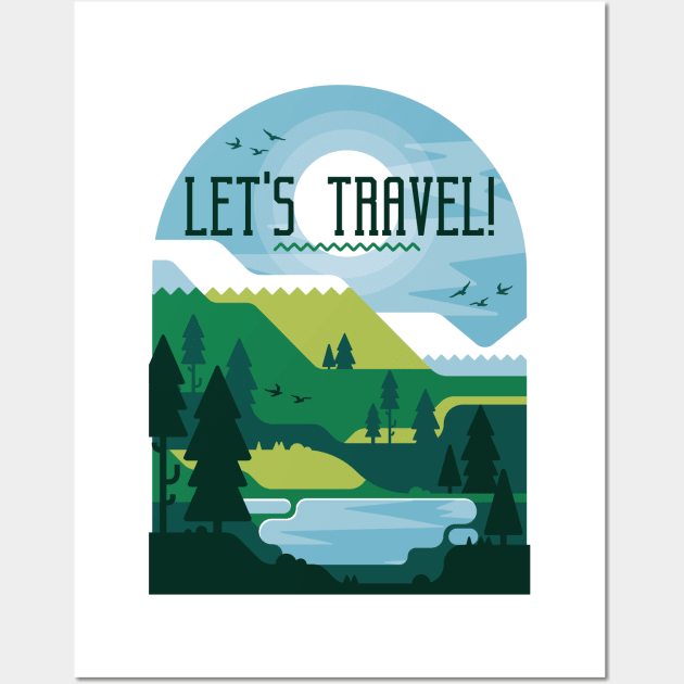 Outdoor Travel Design Wall Art by LR_Collections